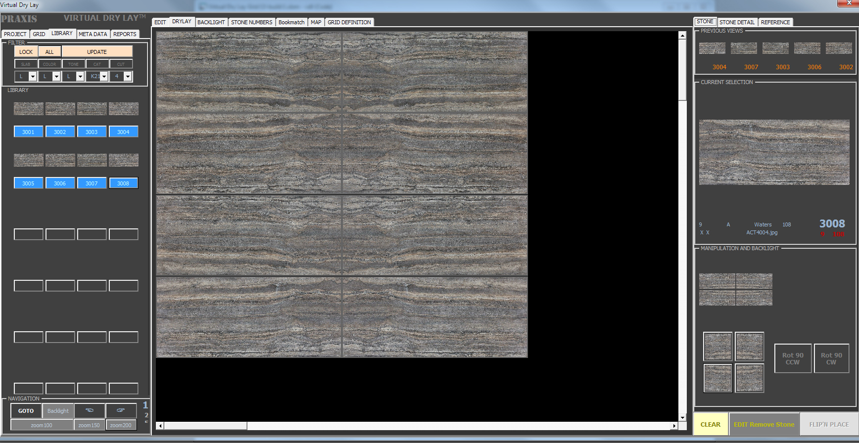 Virtual Dry Lay System